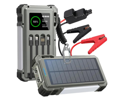 Powerbank ExtraLink POWERBANK SOLARNY 12000MAH JUMP STARTER 1500A LAMPA LATARKA